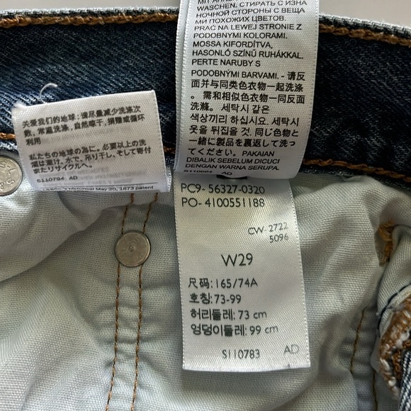 Levi’s 501 Cut Off Shorts High Rise Size 29 - Picture 11 of 16